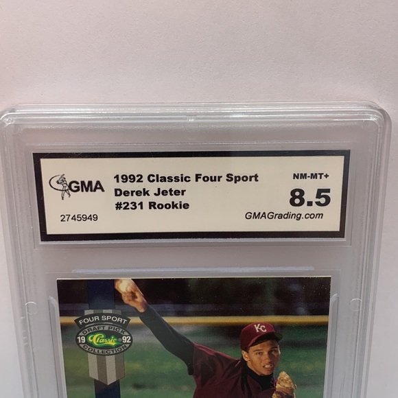 1992 Classic Four Sport Derek Jeter #231 (MISC8) - Picture 3 of 3